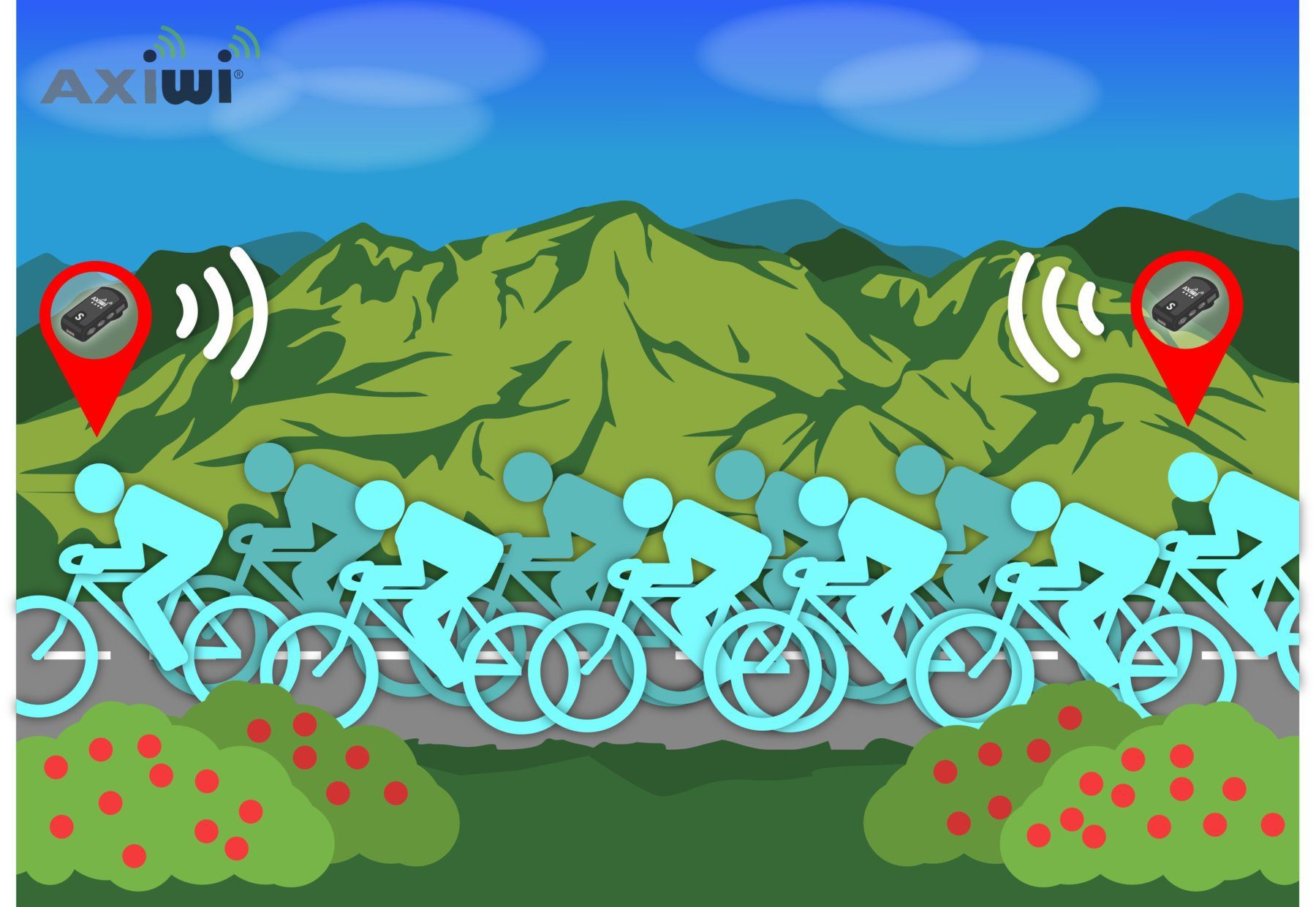 axiwi-communicatie-systeem-fietsen-groep