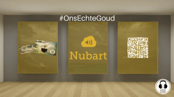 Met innovatieve audiogids Nubart hebben musea én bezoekers het ‘echte’ goud in handen #onsechtegoud