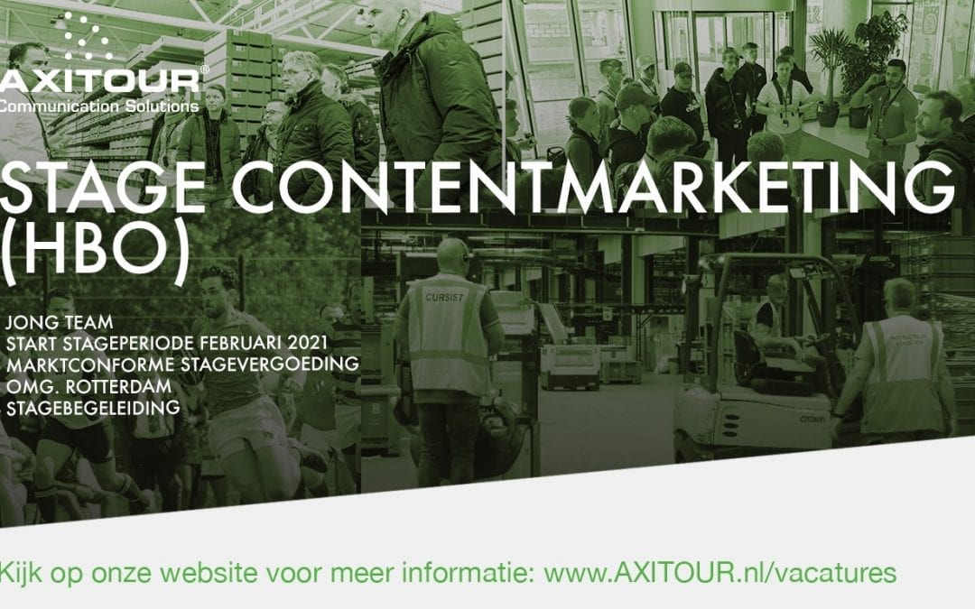 Vacature: Stage Content Marketing (HBO)